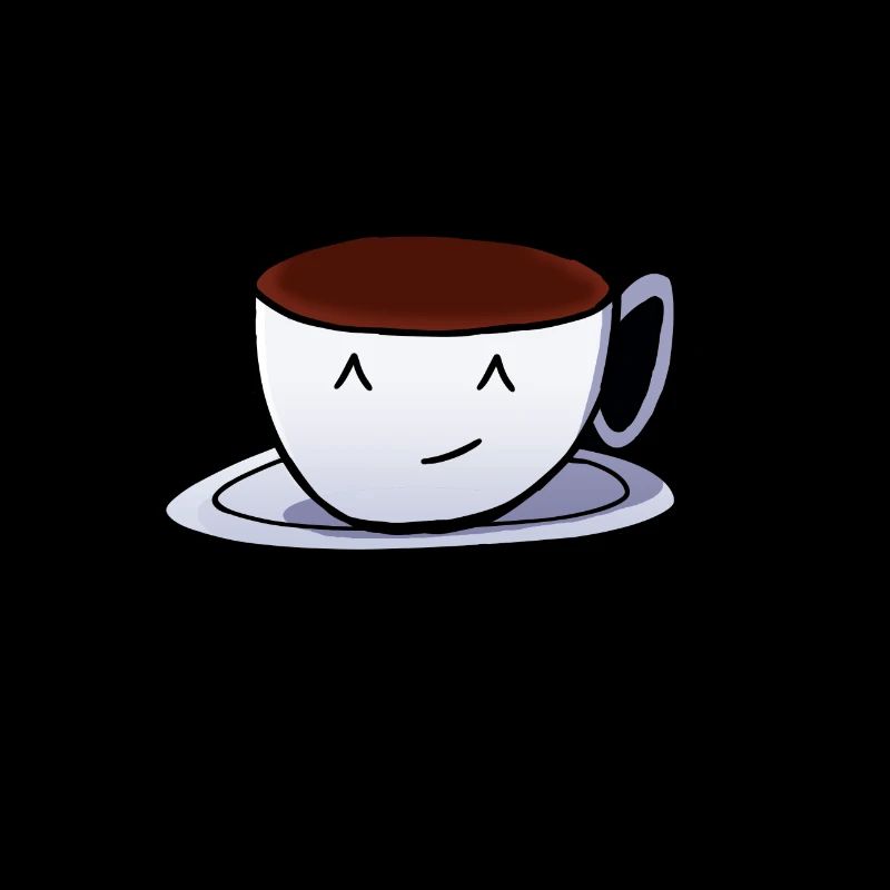 Glücklicher Kaffee
