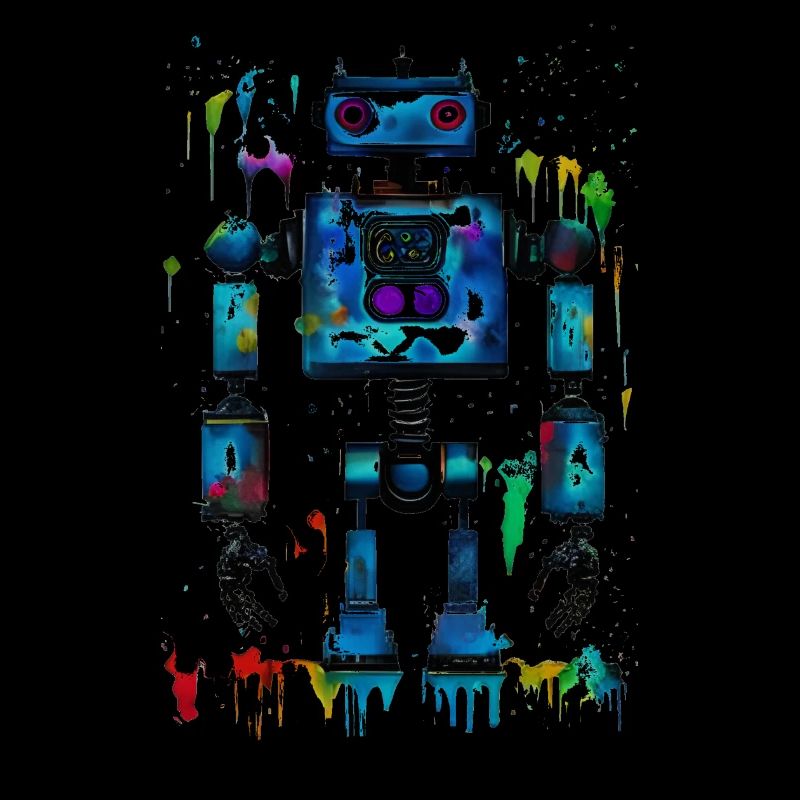 Colorful Robot Color Painter