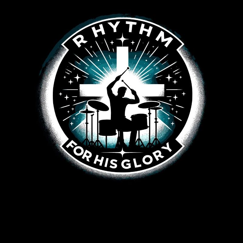 Drum Player Jesus Drum set Pick Jesus Drums Player