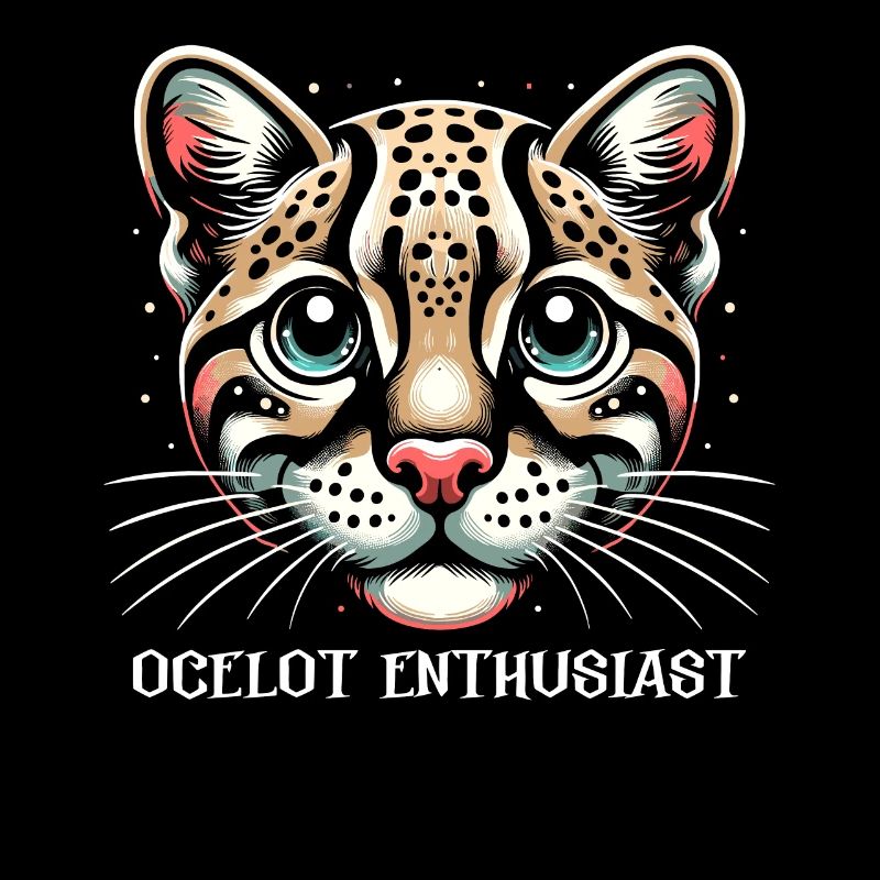 Ocelot Chat Sauvage Animaux Exotiques Jungle Gros Chat