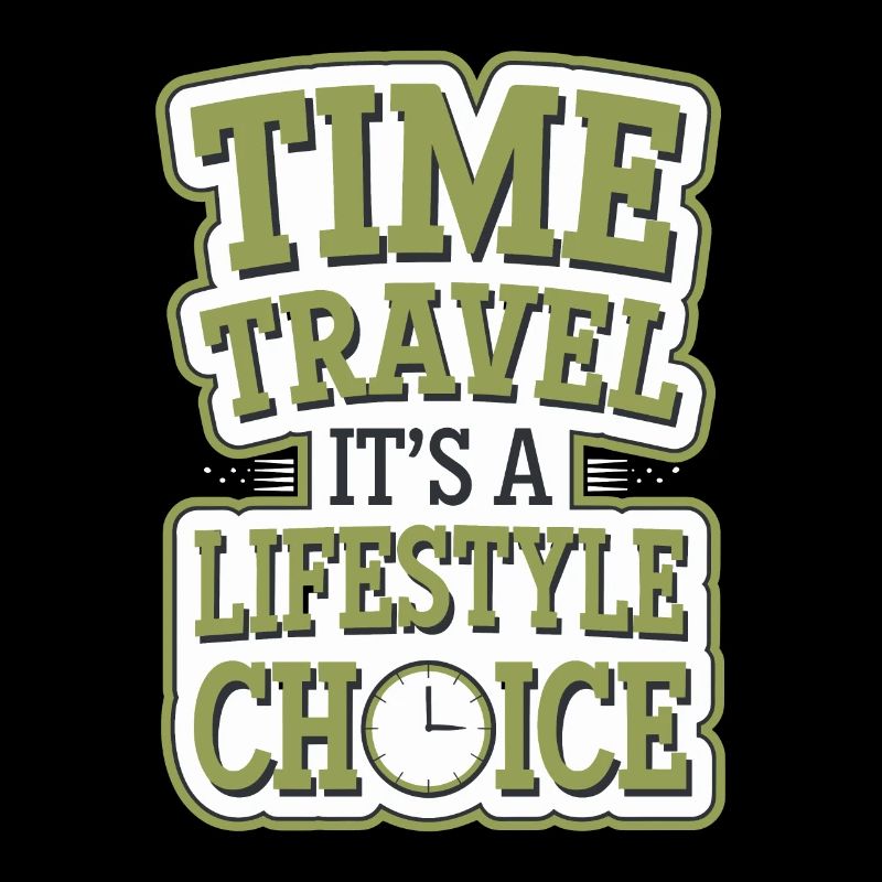 Time travel sci-fi enthusiast and time machine
