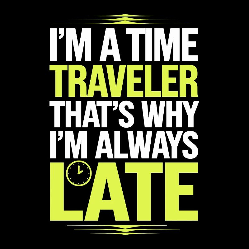 Time travel sci-fi enthusiast and time machine