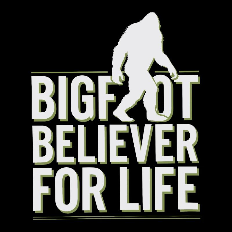 Bigfoot croyant Sasquatch Cryptide Créature de la forêt