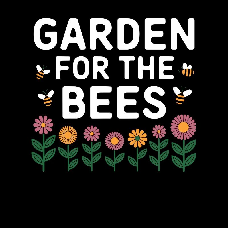 Bee-friendly gardener, pollinator, garden and