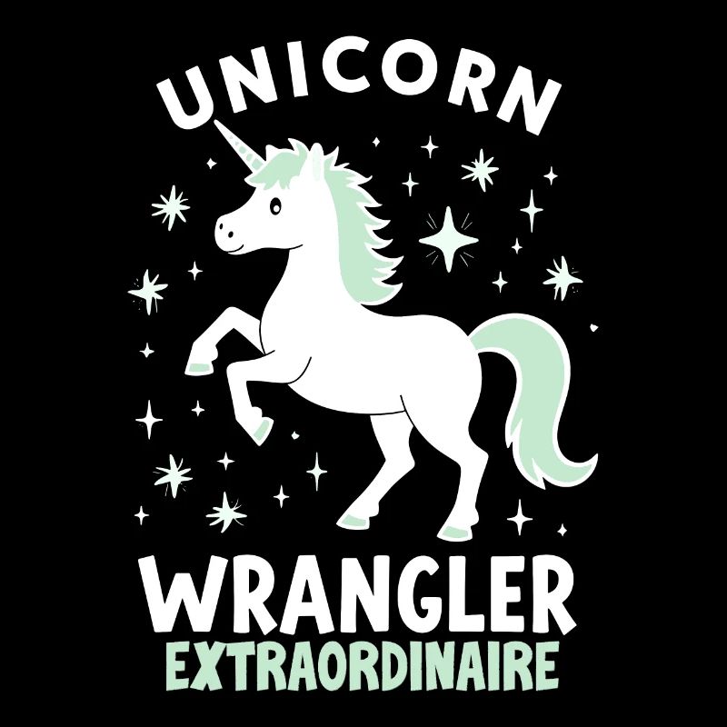 Unicorn breeder funny magical creature and