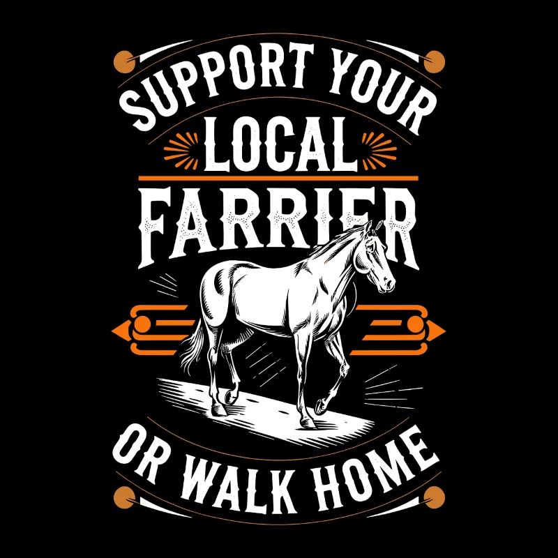Maréchal-ferrant Cheval Spécialiste des soins des sabots Fer à cheval