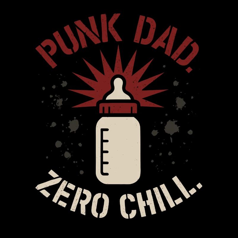 Punk Dad Alternative Vaterschaft Rebellischer