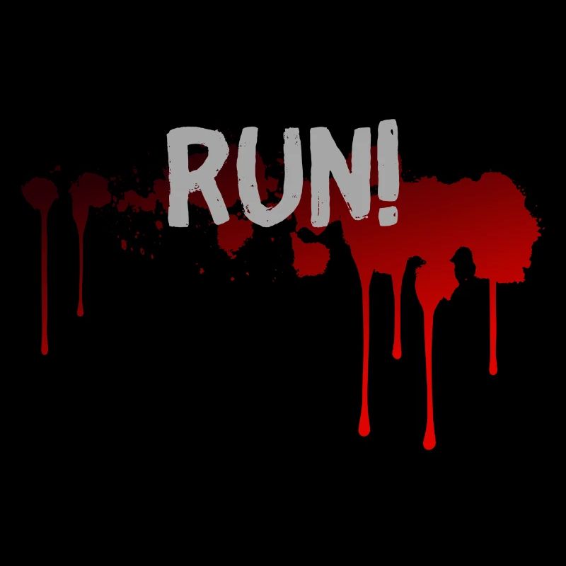 run halloween saying gift idea