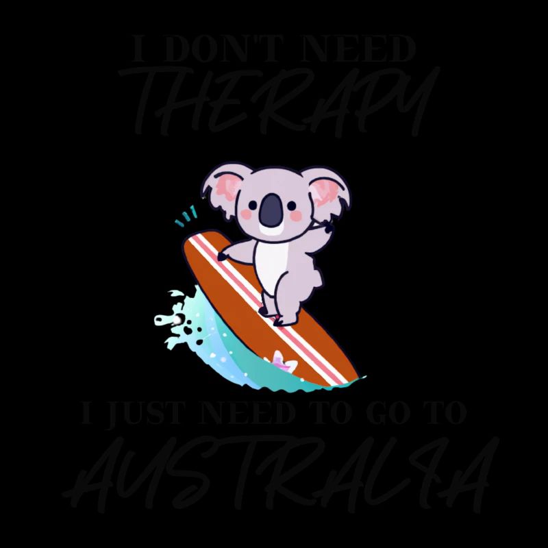 Australie Mignon Koala Cadeau Idée Surf Drôle
