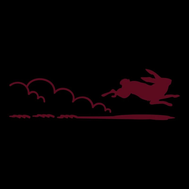flottes Häschen / running rabbit (1c)