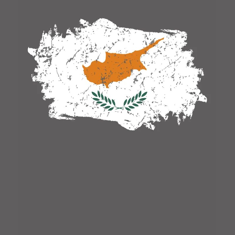 Drapeau de Chypre Grunge Drapeau de Chypre