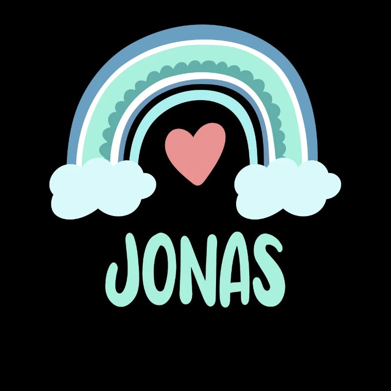 Jonas Name Regenbogen Baby