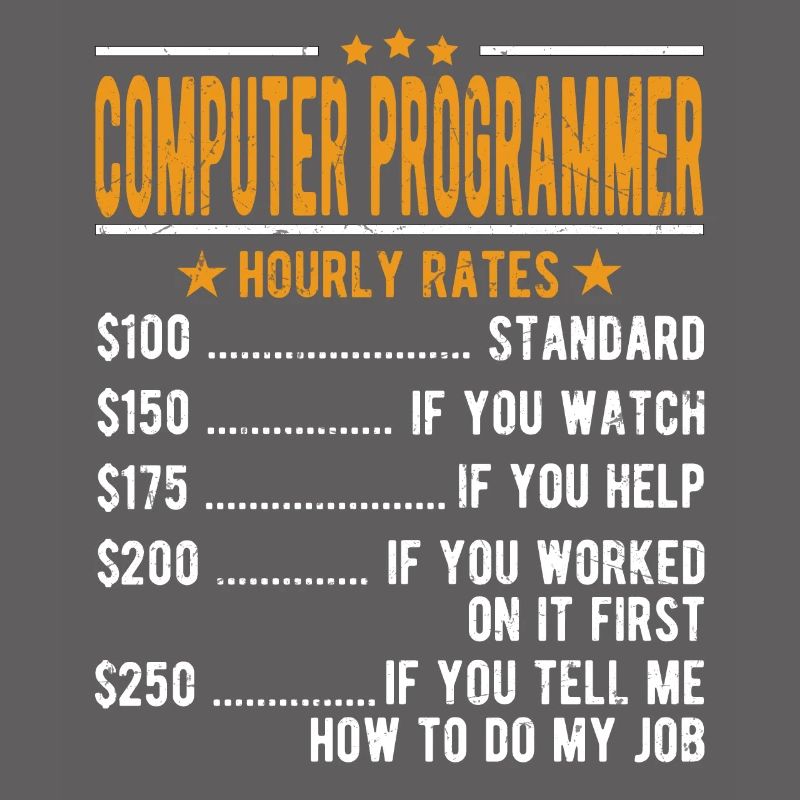 Programmeur informatique salaire horaire