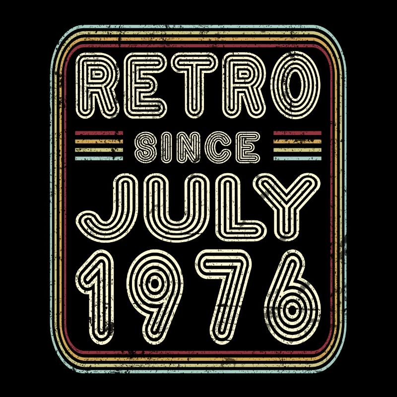 Geburtstag Juli 1976 Retro Geschenk