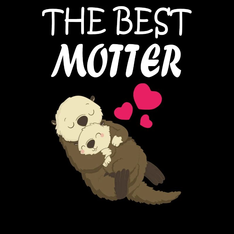 Beste Mutter Otter Bieber Mama Liebe