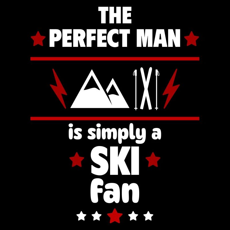 Der perfekte Mann ist einfach ein Ski-Fan