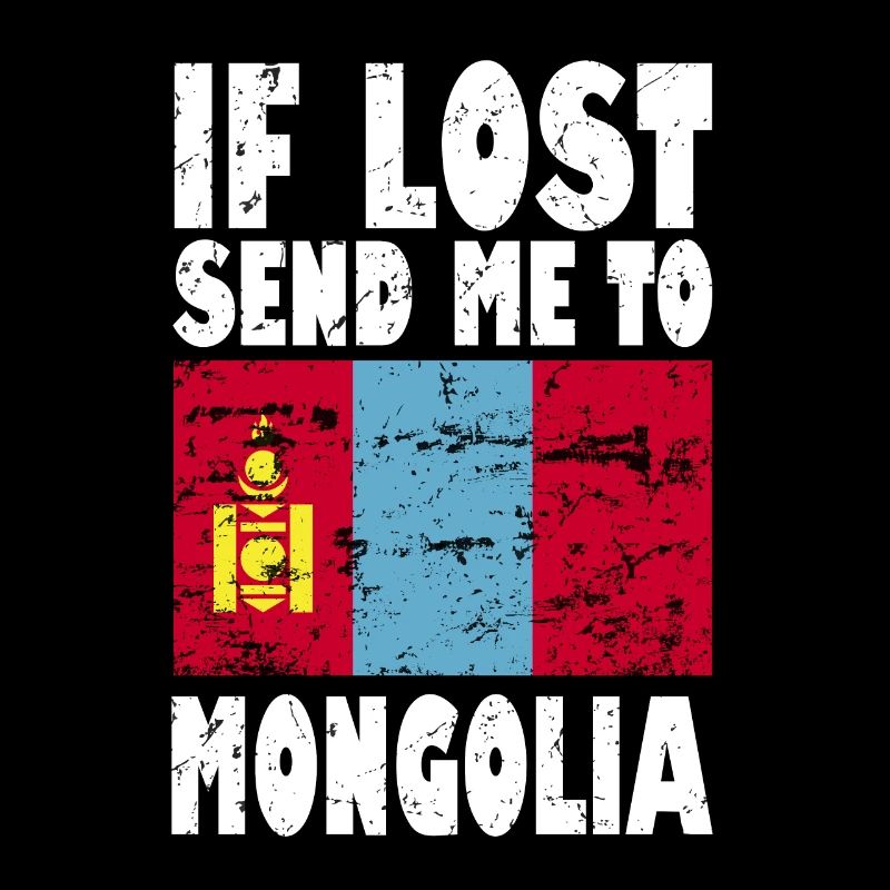Mongolei Flagge Spruch