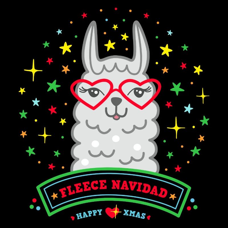 Lama Weihnachtspullover Weihnachtsgeschenk Alpaka