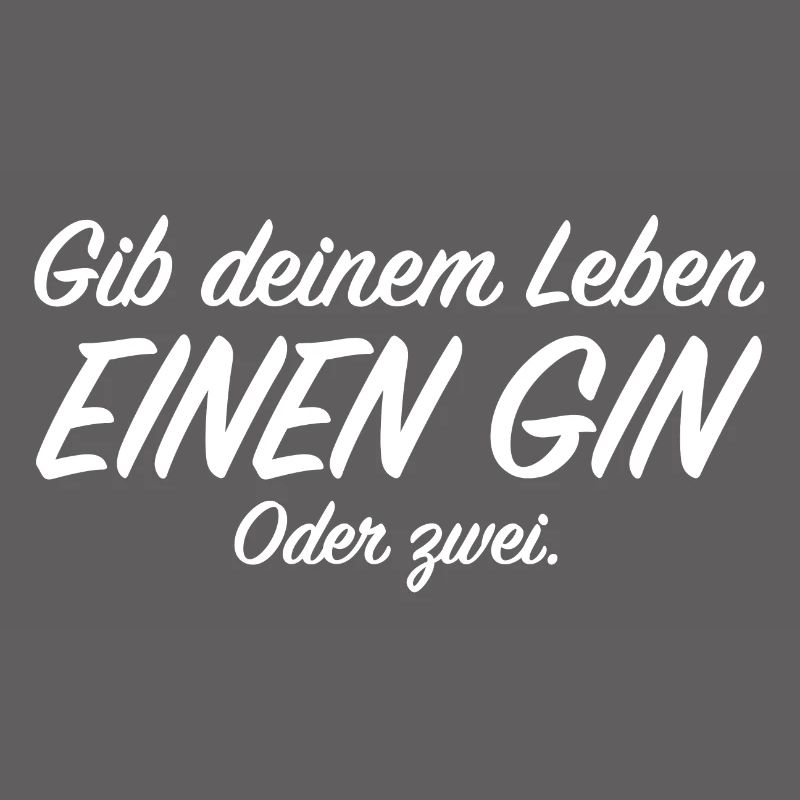 Gib deinem Leben einen Gin oder zwei, Party Bier