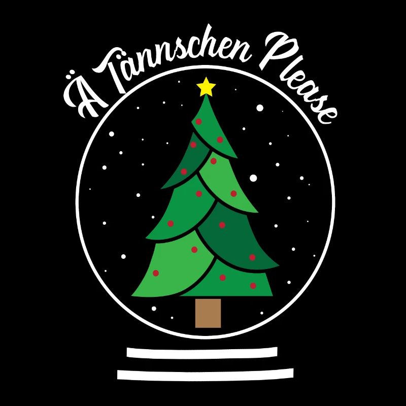 Sächsisch Tannenbaum Spruch - Ä Tännschen Please