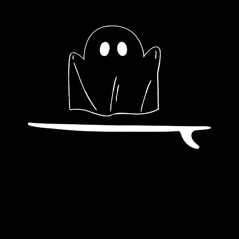 Chemise Ghost On Surfboard