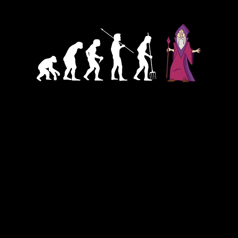 Evolution Witch Wizard Chemise Halloween