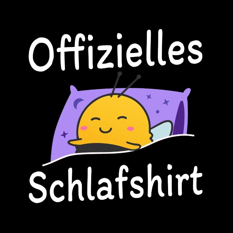 Offizielles Schlafshirt Biene Geschenkidee süß