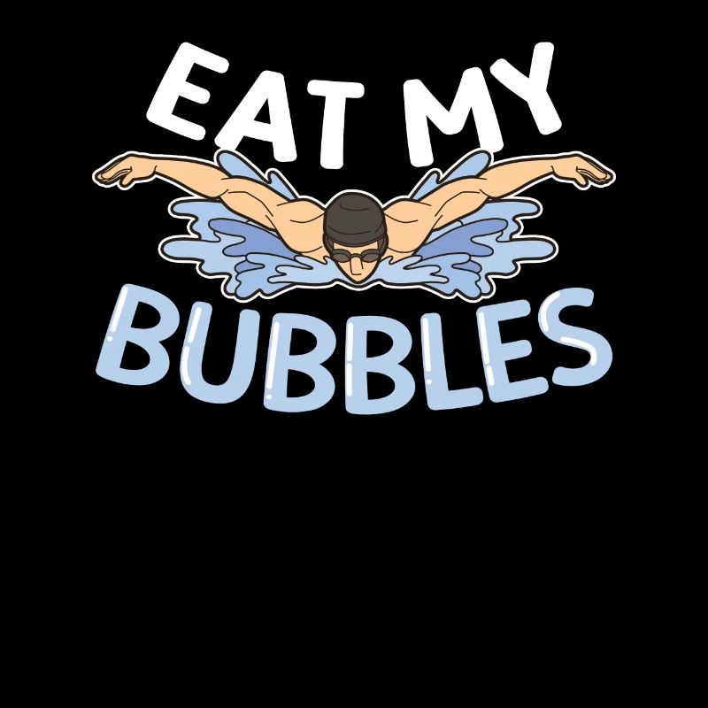 Eat My Bubbles Schmetterling Schwimmen