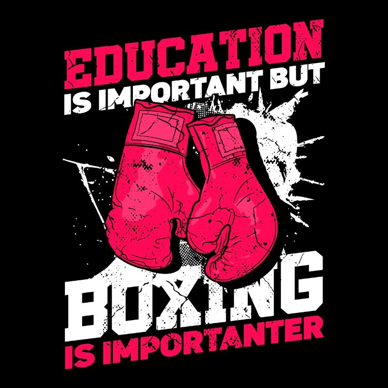 L’éducation est importante, mais la boxe sportive boxeur boxe