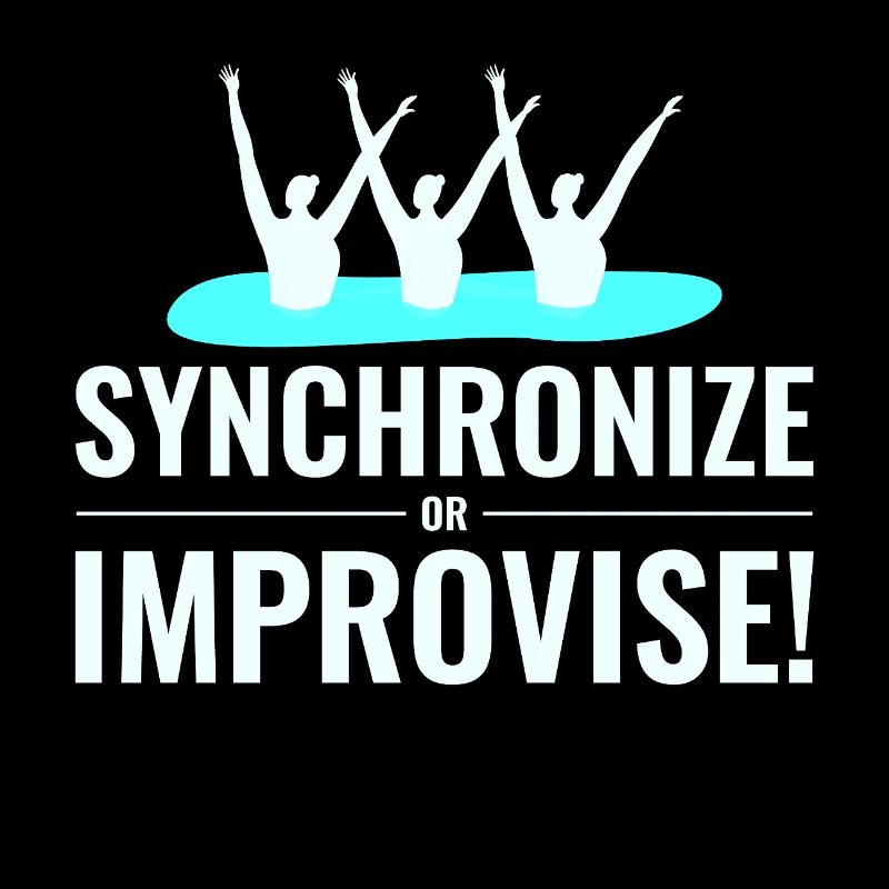 Natation synchronisée Improviser Équipe Nageur Humour