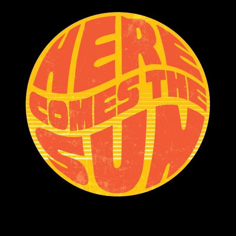 Here comes the sun, retro 70s