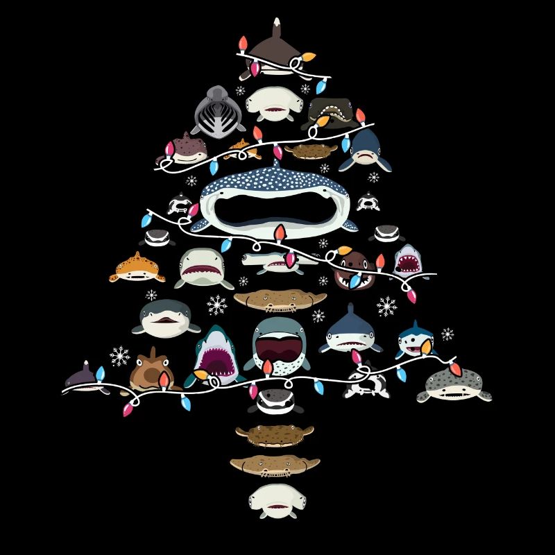 Requin, Requins, Arbre de Noël Shakr