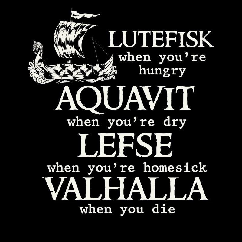 Poe scandinave, Viking, Lutéfisk