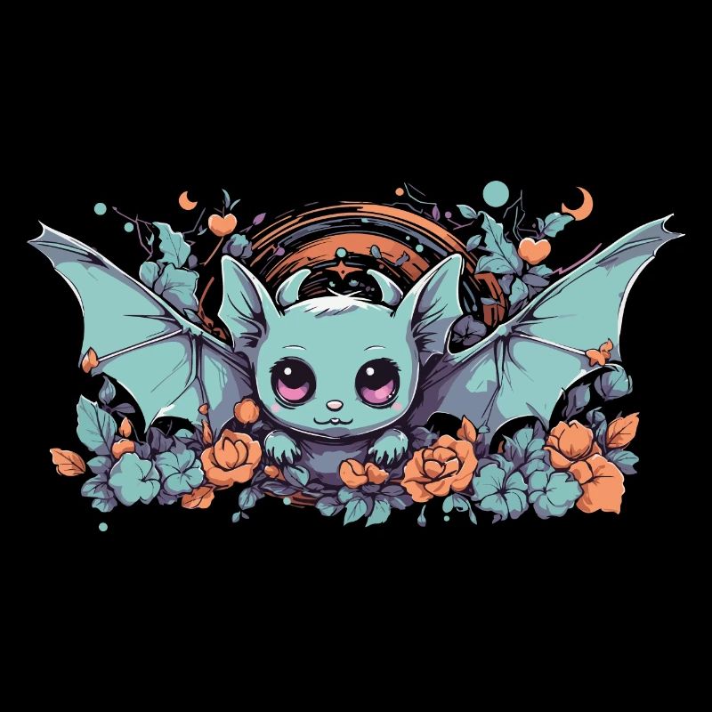 Chibi Ghul Fledermaus Kawaii Gothic Anime