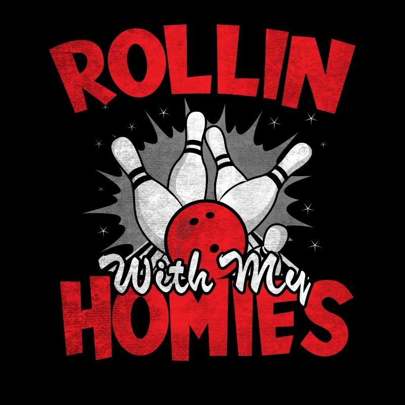 Rollin with my Homies Retro Bowling Gift