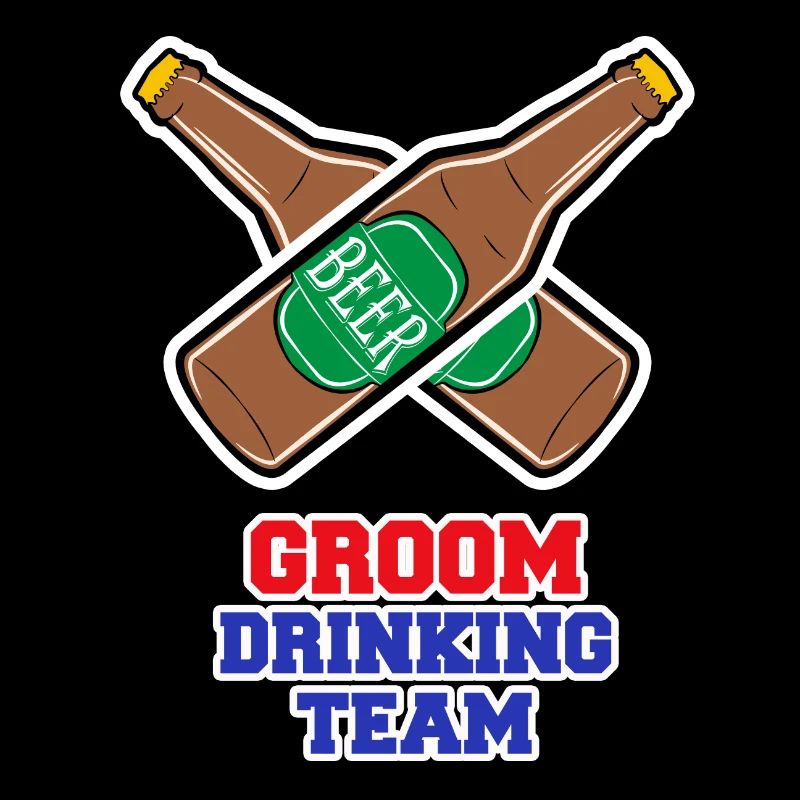 Junggesellen Party Bräutigam Drinking Team Herren