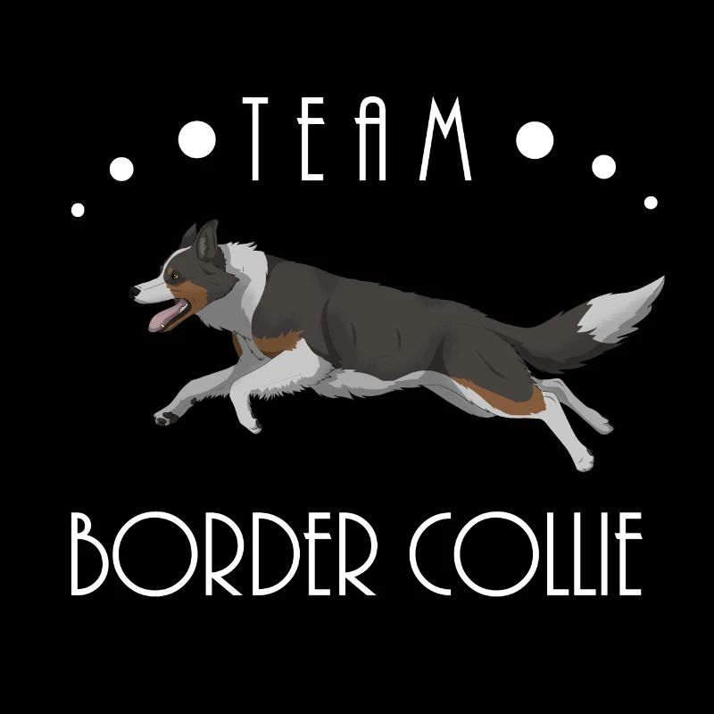 Team Border Collie - Schwarz Tri