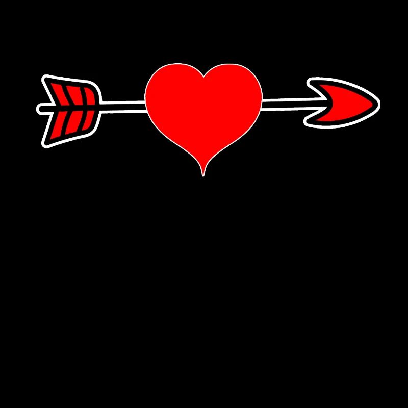 Pfeil Durch Herz Liebe Romantisch Amor Geschenk
