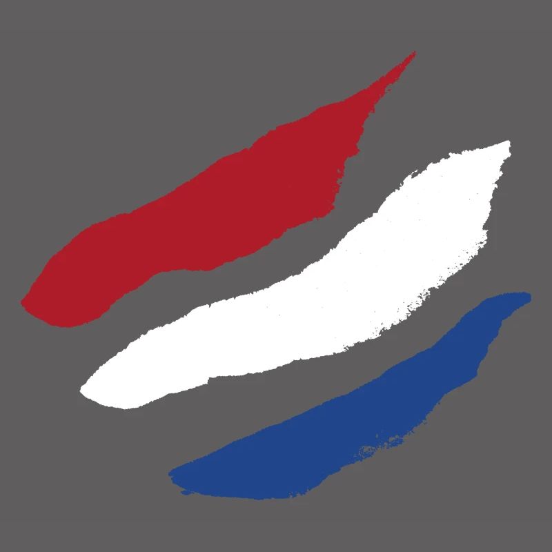 Drapeau des Pays-Bas - Rayures Brosse