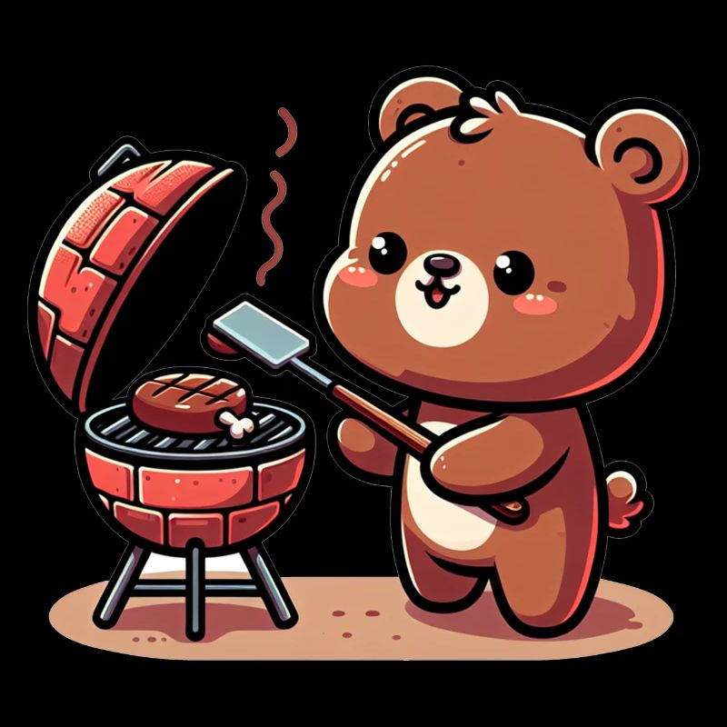 Cute BBQ Bear