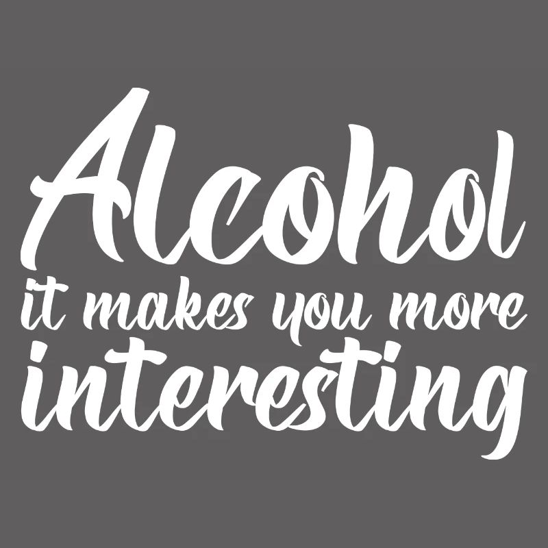 L’alcool, ça vous rend plus intéressant