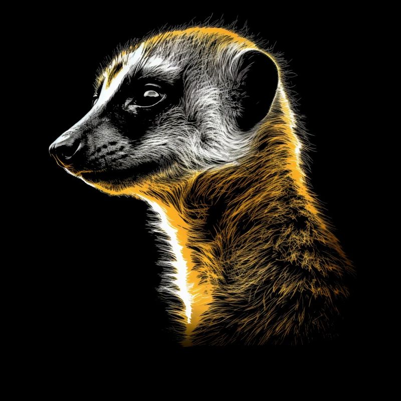 Erdmännchen Geschenk Tier Tiermotiv