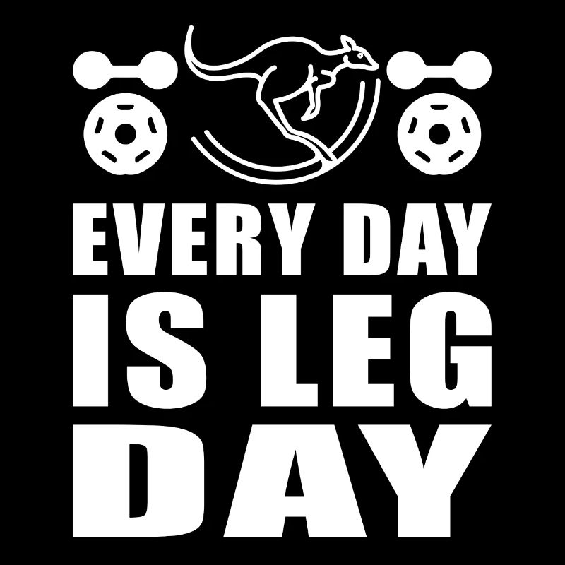 Every Day is Leg Day Kangaroo