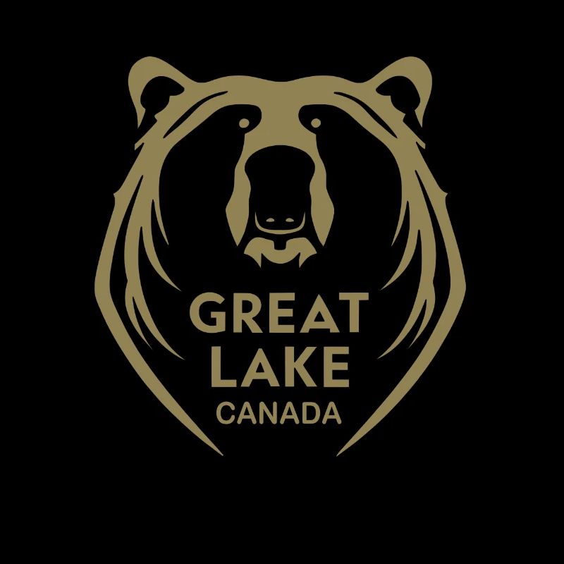 Great Bear Lake Silhouette Face