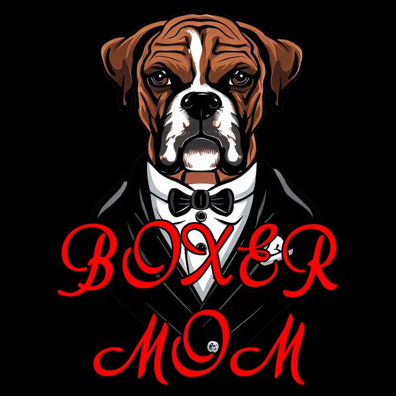 BOXER HUND MAMA