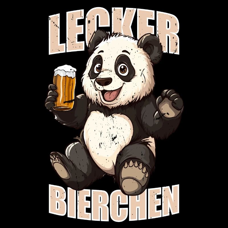 Lecker Bierchen X Panda Meme Bier lustiges