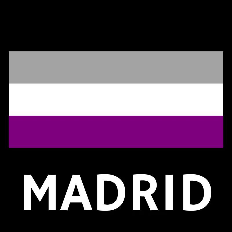 Asexuality Pride Flag Madrid