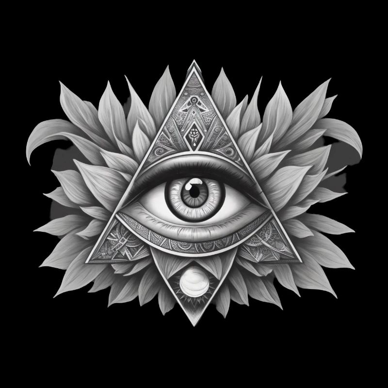 Illuminati Pyramide Triangle Oeil Franc-Maçon