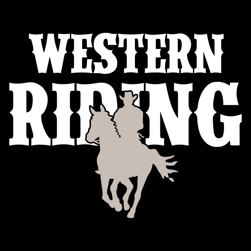 Western Reiten Mann