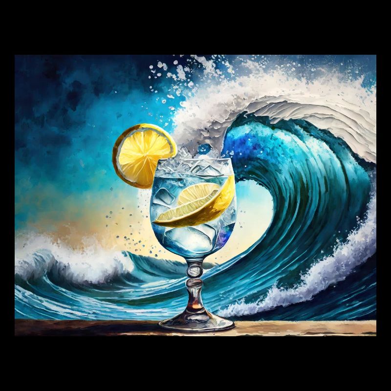 Nach mir die Ginflut Gin and Tonic monster wave
